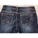 Silver Jeans  Aiko Capri Cropped Denim size 28 Crop Cropped Womens Stretch Photo 9