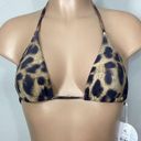 PilyQ New.  cheetah bikini top. Small Photo 0