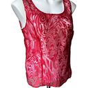 Coldwater Creek  Dressy Mesh Overlay Tank Top, Sz 10 Photo 2