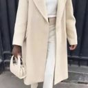 ZARA Cream Trench Coat Photo 4