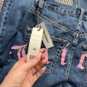 Juicy Couture Logo Dark Wash Destroy Jeans Size 26 Photo 1