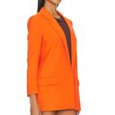 ALLSAINTS  Aleida Tri Oversized Boxy Blazer Vivid Orange Size 4 80s Designer NEW Photo 1