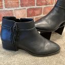 Gianni Bini  Rorrie Womens black leather ankle boots booties size 10 Photo 0