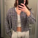 American Eagle  Cropped Flannel Photo 0