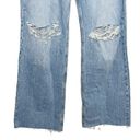 ZARA Wide Leg High Rise Distressed Jeans Size 4 new Photo 1