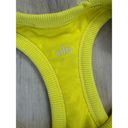 Alo Yoga ALO ribbed tank neon yellow built in bra Photo 4