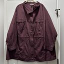 Woman Within  maroon button down fall jacket new size 4X Photo 0