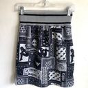 Kappa  Black Smoke Light Grey Mini Skirt Sz XS NWT Photo 0