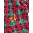 Ralph Lauren Lauren  Womens Small Fleece Bath Robe Green Plaid Belt Logo Holiday Photo 5