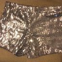 Spirit Halloween Silver sequin shorts  Photo 1