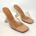 EGO  Perspex Heel Clear Heel Mules size 38 EU Photo 5