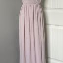 TFNC  London Bridesmaid Maxi Dress in Light Mauve Women’s Size 8 Surplice V-neck Photo 1