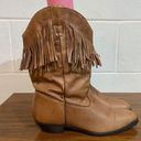 Durango  Vintage Women's Leather Cowgirl Boots 7  Brown Fringe  Western  Concert Photo 1