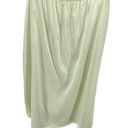 Vassarette Vintage  Womens High Slit Slip Skirt Elastic Waist cream Size Medium Photo 0