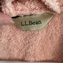 LL Bean pink cotton belted robe size XL regular Photo 1