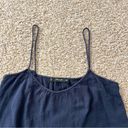 Mango Tank Top Cami Swing Sleeveless Top in Navy Size Small Photo 3