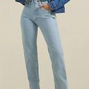 Wrangler light blue cowboy cut high waist slim bootcut jeans size 5 / size 0 Photo 0