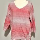 Habitat Red White Striped Tunic Top Shirt Blouse Photo 0