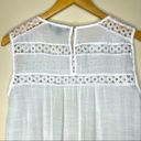 Zac and Rachel  white crew crochet lace sleeveless tank blouse Photo 4