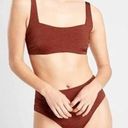 Athleta Rust High Waist  Bikini Swimsuit 34B Photo 0