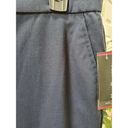 kim rogers  Women's Solid Blue Polyester Mid Rise Comfort Waist Pants Size 10P Photo 1