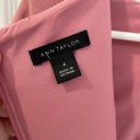 Ann Taylor  Pink Crew Neck Bell Ruffle Sleeve Professional Shift Dress Size 4 Photo 3