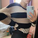 American Eagle Striped Knit Sweater Photo 2