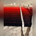 American Eagle  NWT Women Red Boxy Striped Sweater, red shades and beige 21”P2P Photo 3