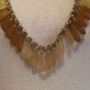 Coldwater Creek Signed  Long Yellow Bead Costume Necklace Adjustable Length Photo 5