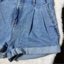 Nasty Gal  High Rise Paperbag Denim Shorts Photo 2