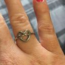 infinity Heart Ring sz7 Photo 3