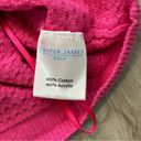 Draper James  RSVP Textured Cardigan Sweater XL Fuchsia Button Front Long Sleeves Photo 9