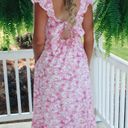 Summer Pink Maxi Dress Photo 1