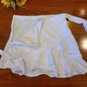 Bar III  White Ruffled Skirt Size Large Photo 3