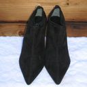 Guess NWT Black Black Faux Suede Heeled Booties Photo 3