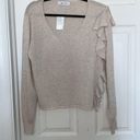 John + Jenn  Women’s Asymmetrical Ruffle Sweater Photo 2