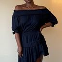 DO+BE Black Off The Shoulder Mini Dress Size Medium Photo 3