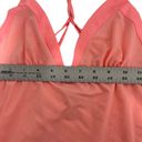 Victoria's Secret Babydoll Coral Slip Dress Lingerie size Small Satin Details Photo 4