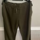 Ted Baker Women's Size 4 Olive Green Fleece Jogging Pants Photo 2