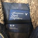 American Eagle  Outfitters Split Faux Fur Hood Bomber Jacket Photo 1