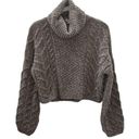 BLANK NYC  Brown Soft Turtleneck Oversized
Sweater(Size XSmall) Photo 5