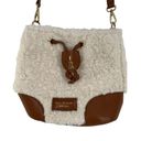 Isaac Mizrahi  ‎ Brown Ivory Bucket Sherpa Crossbody Bag Photo 2