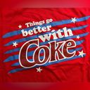 Coca-Cola  womens graphic tee. Coke brand by Freeze New York. Size: L Photo 1