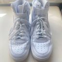 white high top sneakers Size 9 Photo 2