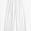 Abercrombie & Fitch  Sloane Tailored Linen-Blend Pant, White, Size M, EUC Photo 0