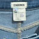 L'Agence L’AGENCE Alexia High Rise Crop Cigarette Blue Jeans In Hansen Size 26 Photo 2