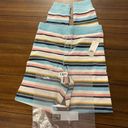 BP NWT . Multicolor Stripe Elastic Waist Tapered Ribbed Knit Leggings Pants Small Photo 6