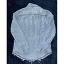 Gap  Women's Blue Denim Jacket Dark Wash Matte Distressed Size Xsmall Photo 9