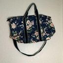 Cath Kidston Foldaway Barrel Bag Blue Flower Print Photo 0