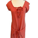 Ethos  French Organic Cotton wrap dress, Size XL, color Saffron. NWT Photo 1